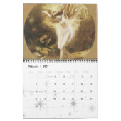 Mural Calendrier de féerie (Feb 2027)
