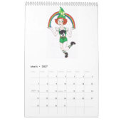 Mural Calendrier de filles de scène (Mar 2027)
