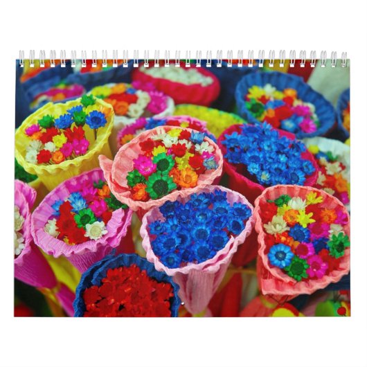 Mural Calendrier de fleur (Protection)