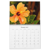 Mural Calendrier de fleurs (Jan 2027)