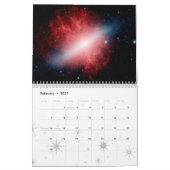 Mural Calendrier de galaxie (Feb 2027)
