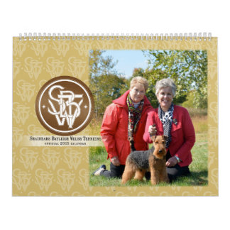 Mural Calendrier de gallois Terrier 2015 par SBWT
