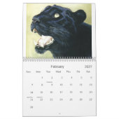 Mural Calendrier de grand chat (Feb 2027)