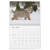 Mural Calendrier de grands chats (Mar 2026)