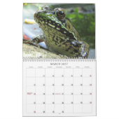 Mural Calendrier de grenouille (Mar 2027)