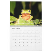 Mural Calendrier de grenouilles (Mar 2027)