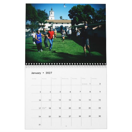 Mural Calendrier de groupe de jeunes de ccc (Jan 2027)