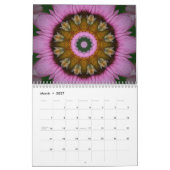 Mural Calendrier de kaléidoscope/mandala (Mar 2027)