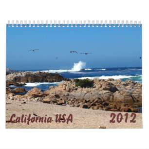 Mural Calendrier de la Californie Etats-Unis