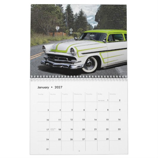 Mural Calendrier de la coutume 2015 de Rod& (Jan 2027)