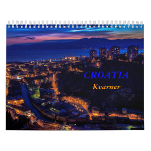 Mural Calendrier de la Croatie Kvarner