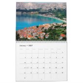 Mural Calendrier de la Croatie Kvarner (Jan 2027)