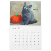 Mural Calendrier de la délivrance 2018 de chat de (Jan 2027)