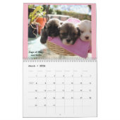 Mural Calendrier de la délivrance 2018 de Lhasa Apso (Mar 2026)