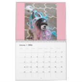 Mural Calendrier de la délivrance 2018 de Lhasa Apso (Jan 2026)