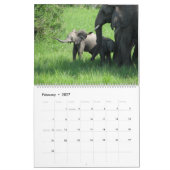 Mural Calendrier de la faune d'amour d'une mère (Feb 2027)