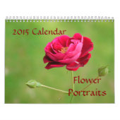 Mural Calendrier de la fleur Portraits-2015 (Protection)