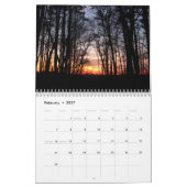 Mural Calendrier de la forêt 2014 de Saginaw (Feb 2027)