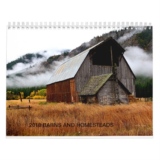 Mural Calendrier de la grange 2018 et de la ferme (Protection)