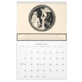 Mural Calendrier de la mythologie 2014 (Mar 2027)