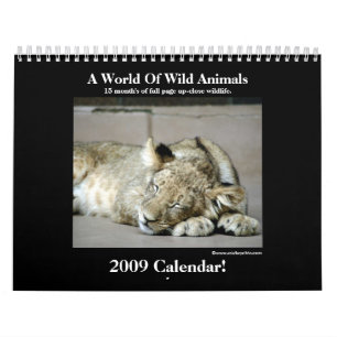 Mural Calendrier de l'animal sauvage 2009 !