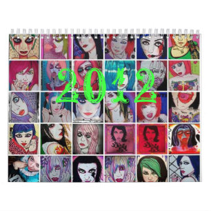 Mural Calendrier de l'art 2012 de Starla