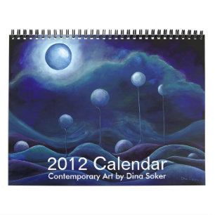 Mural Calendrier de l'art contemporain 2012 par Dina
