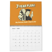 Mural Calendrier de l'école Retrospofs (Mar 2027)