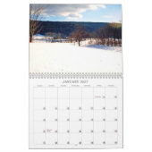 Mural Calendrier de l'état RURAL NEW YORK (Jan 2027)