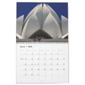 Mural calendrier de l'Inde 2011 (Mar 2026)