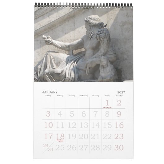 Mural Calendrier de l'Italie 2007 (Jan 2027)