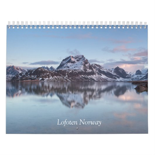 Mural Calendrier de Lofoten Norvège (Protection)