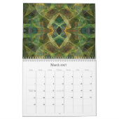 Mural Calendrier de manie de fractale (Mar 2027)