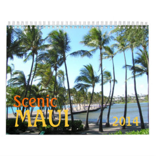 Mural Calendrier de Maui Hawaii