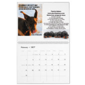 Mural Calendrier de Meme de dobermann (Feb 2027)