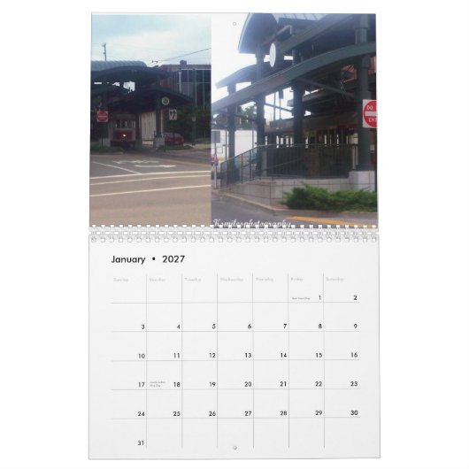 Mural Calendrier de Memphis 2012 (Jan 2027)