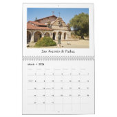 Mural Calendrier de missions de la Californie (Mar 2026)