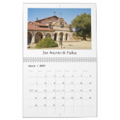 Mural Calendrier de missions de la Californie (Mar 2027)