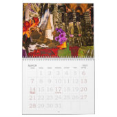 Mural Calendrier de mois des expressions -12 de collage (Mar 2027)