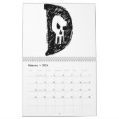 Mural Calendrier de monstre.  Un changement vient ! (Feb 2026)