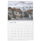 Mural Calendrier de monument national du Colorado (Jan 2027)