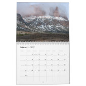 Mural Calendrier de monument national du Colorado (Feb 2027)