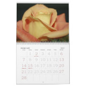 Mural Calendrier de motivation floral (Feb 2027)