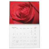 Mural Calendrier de motivation floral (Jan 2027)
