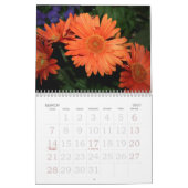Mural Calendrier de motivation floral (Mar 2027)