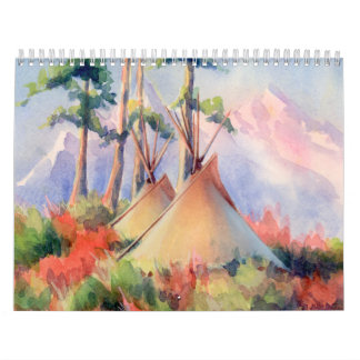 Mural CALENDRIER de NATIF AMÉRICAIN par SHARON SHARPE