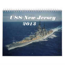 Calendrier de New Jersey d'USS