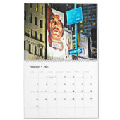 Mural Calendrier de New York (Feb 2027)