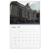 Mural calendrier de New York City (Feb 2027)