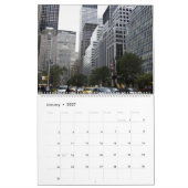 Mural calendrier de New York City (Jan 2027)